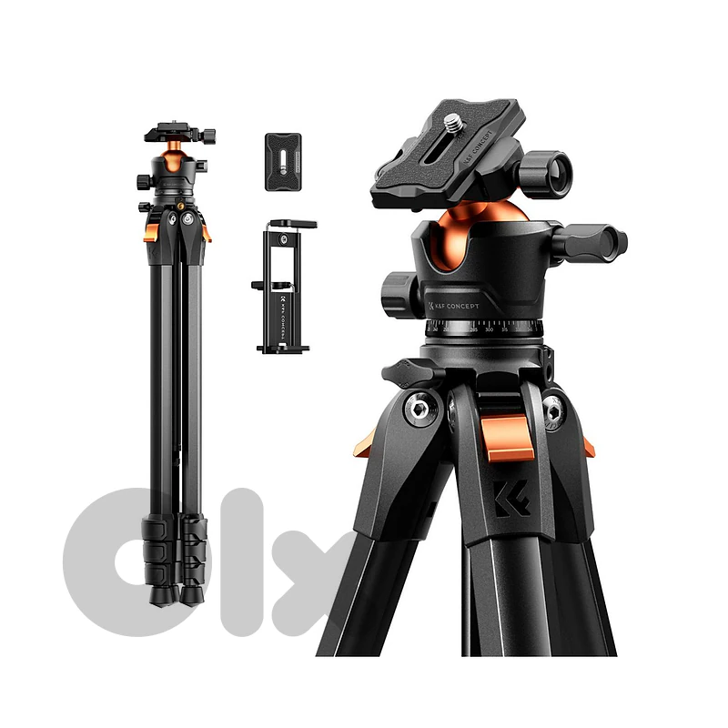 K&F Concept 67"/172cm Aluminum Camera Tripod A304A3- KF09.173