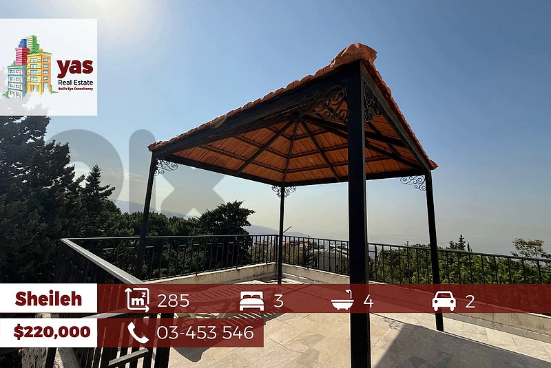 Sheileh 285m2 | Terraces | Panoramic View | Quiet Street | GA