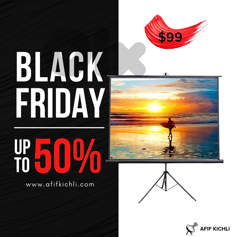 Tripod 100 Inch Projector Screen