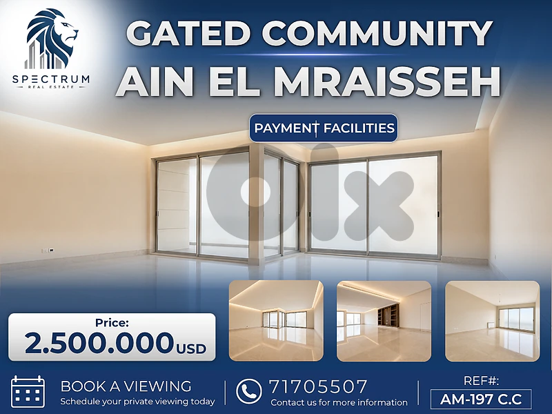 PROJECT UNDER CONSTRUCTION IN AIN EL MRAISSEH | SEA VIEW | AM-197