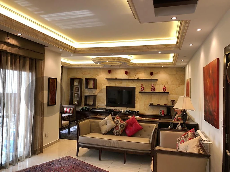 3 BEDS| FURNISHED & DECORTAED| OPEN VIEW | MANSOURIEH PRIME | MA-509SP