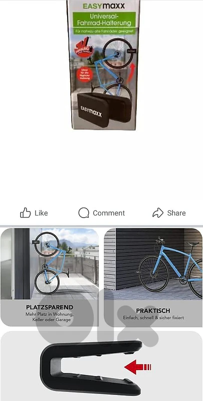 easymaxx universal bike stand