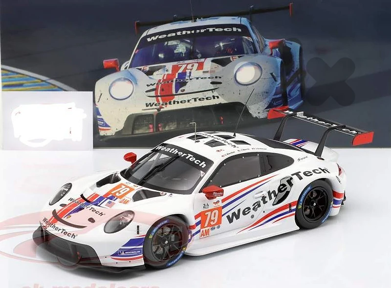 Porsche 911 RSR-19 (Lemans 24h 2022) diecast car model 1;18