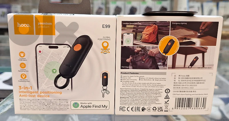 HOCO 3-IN-1 INTELLIGENT POSITIONING ANTI-LOST DEVICE E99