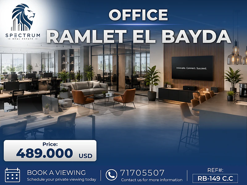 INVESTMENT OPPORTUNITY ! OFFICE IN RAMLET EL BAYDA | 4 ROOMS (RB-149)