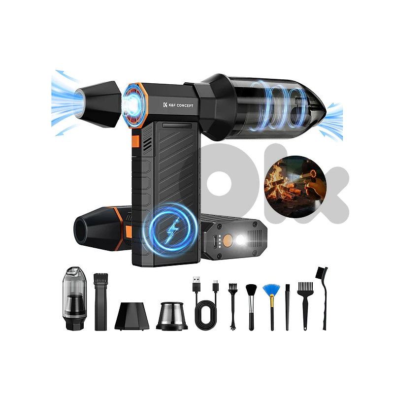 K&F Concept 2-in-1 Magnetic Compressed Air Duster-KF08.074