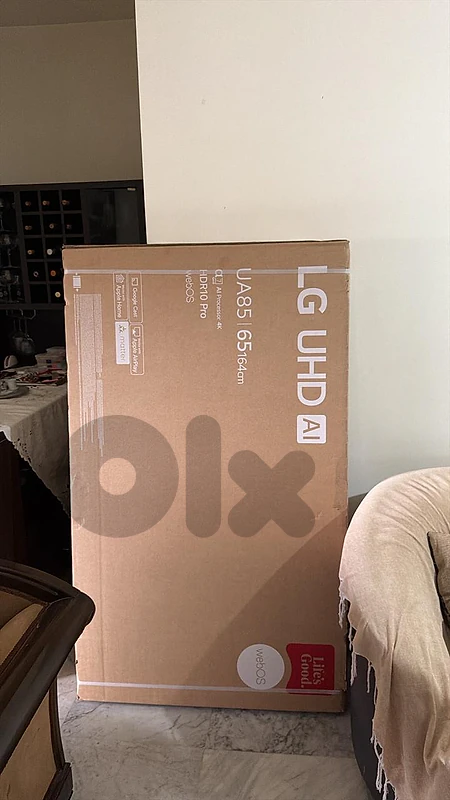LG 65” smart tv