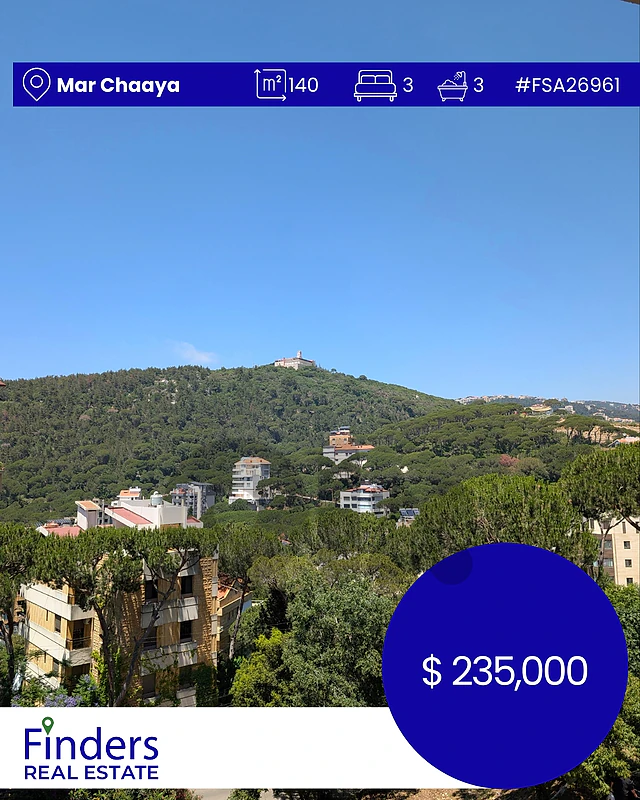 Apartment for sale in Mar Chaaya!شقة للبيع في مار تشاي!