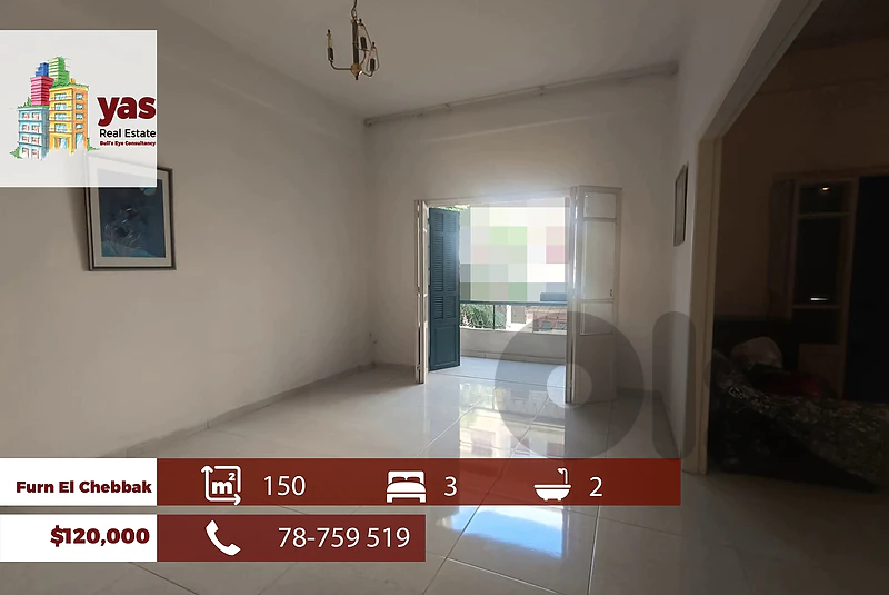 Furn El Chebbak 150m2 | Well Manitained | Lebanese Style | Calm |AA/TO