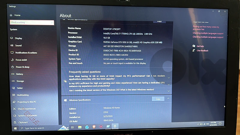 MSI gtx 1050 core i7 16gb RAM 512gbs SSD MSI gtx 1050 core i7 16gb RAM 512gbs SSD