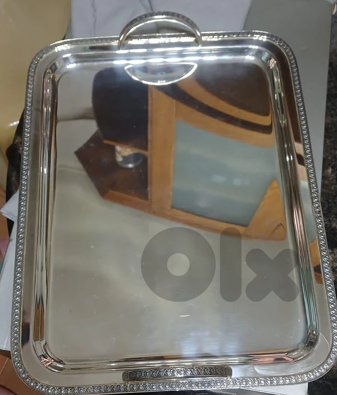 Patchi silver plated tray