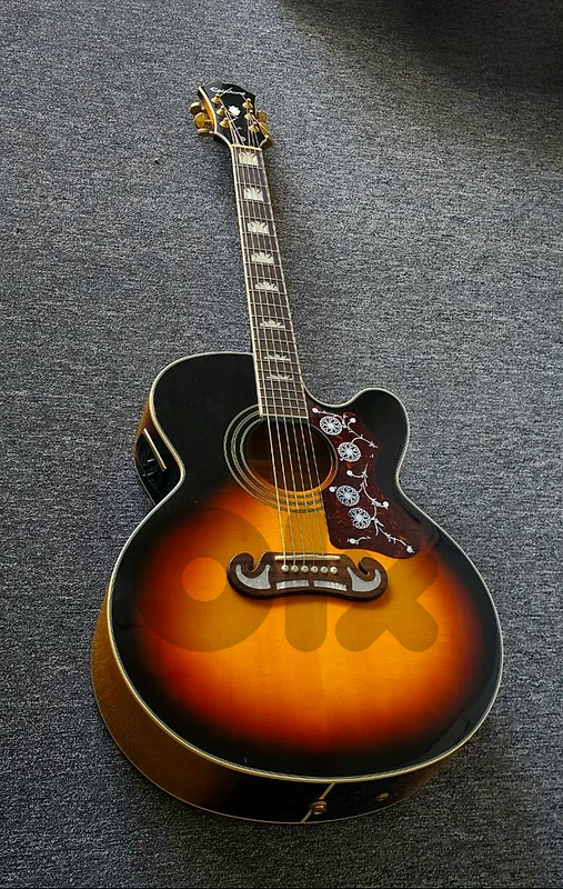 electro-acoustic guitar epiphone EJ-200CE
