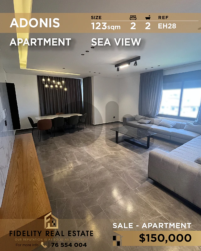 Apartment for sale in Adonis EH28 شقة  للبيع في أدونيس