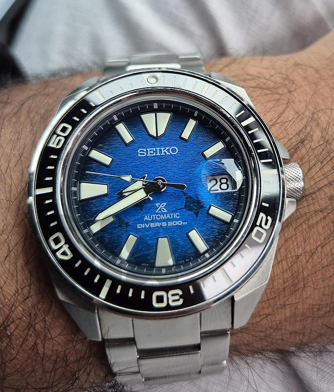 Seiko King Samurai "Manta Ray" (SRPE33K1) - As New Under Warranty