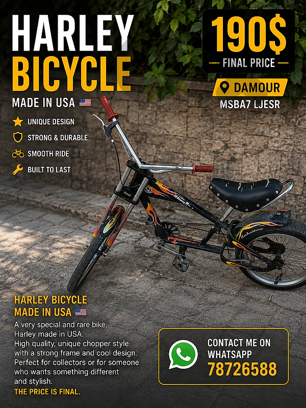 Harley bicycle