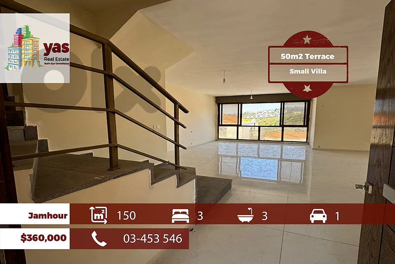 Jamhour 150m2 | 50m2 Terrace | Mini Villa | Prime Location | Catch |OH