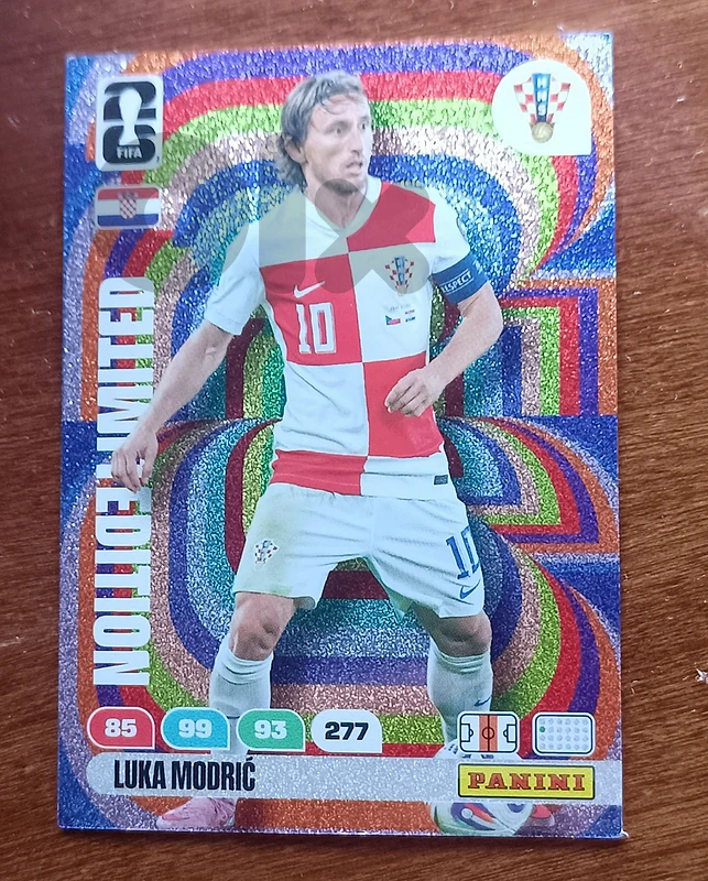 3 Panini World Cup 2026 Limited Edition Cards - Courtois, Modrić, Bobb