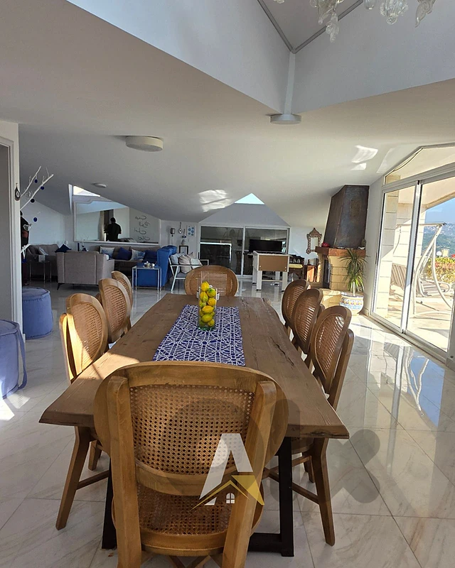 260 SQM Apartment In Broummana With Full Sea & City View