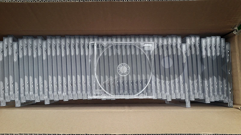50 cd dvd blu ray empty cases