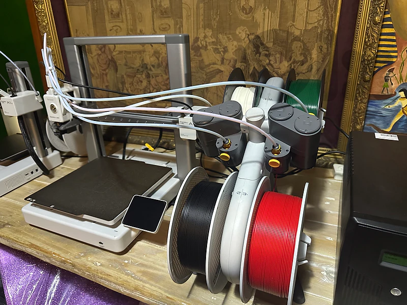 Two Bambu Lab 3d printers + filament + UPS