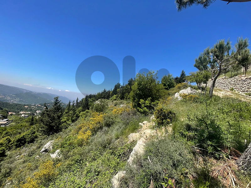920 SQM Land for Sale in Ghineh with an Amazing Mountain View