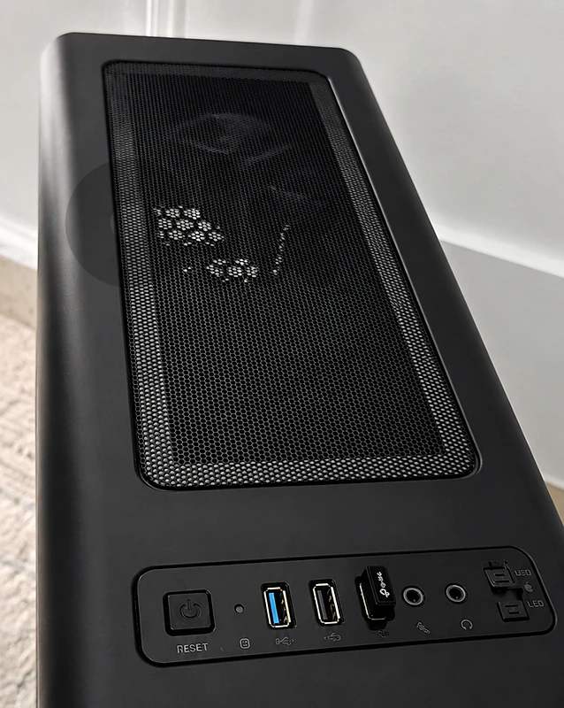 computer and screen and keyboard and mouse