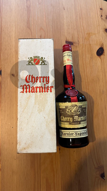 Vintage Cherry Marnier Bottle with Original Box
