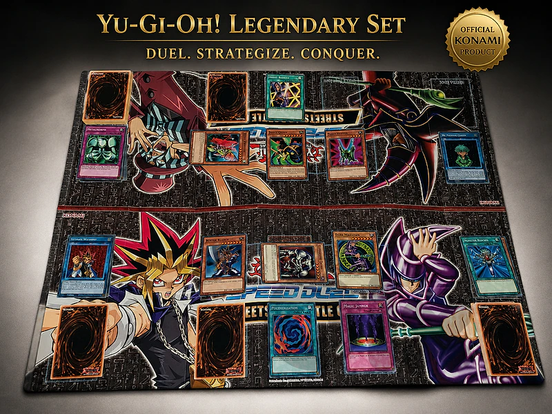 Original Yami Yugi Deck + Weevil Deck + Playmat
