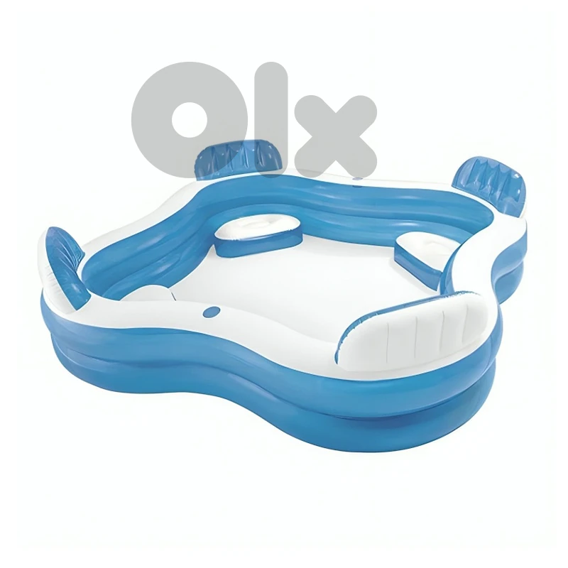 Intex Inflatable Family Lounge Pool with 4-seats - حوض سباحة عائلي