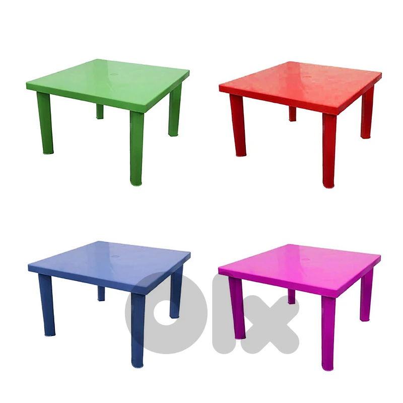 Durable Plastic Table for Children 80 x 80 x 50 cm - طاولة بلاستيكية
