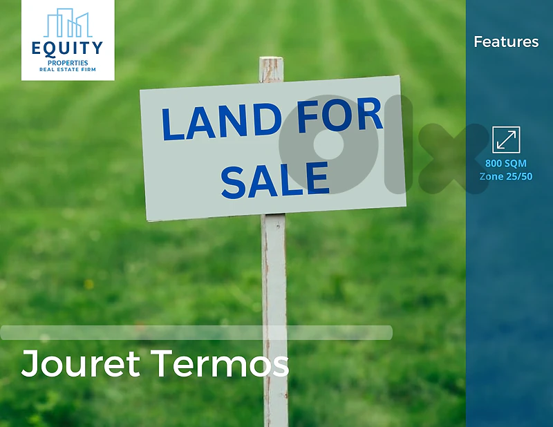 800 SQM Land For Sale In Jouret Termos With Sea View #RR50878