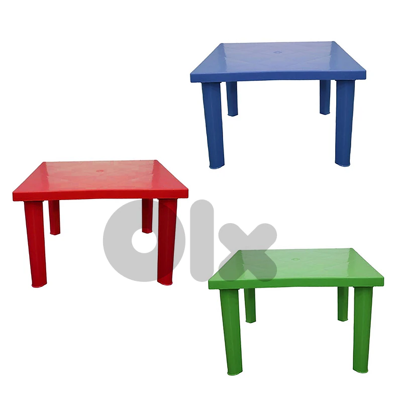 Plastic Table for Children 70 x 70 x 110 cm - طاولة بلاستيك للأطفال