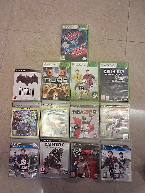 Retro PS3, Xbox 360 cds