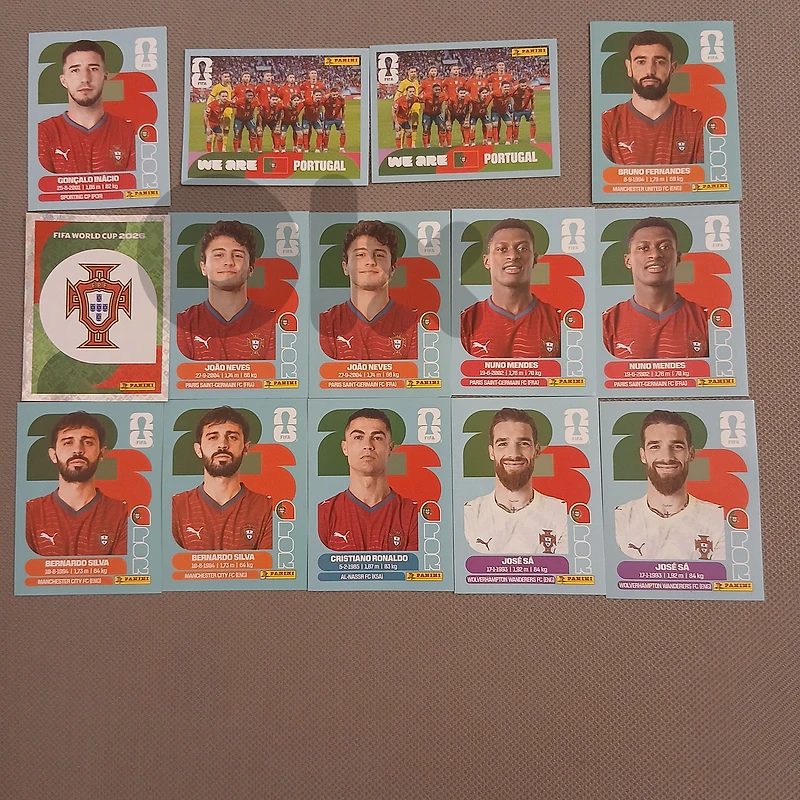 Panini world cup 2026 cards PORTUGAL