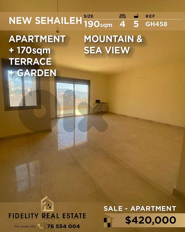 Apartment for sale in New Sehaileh GH458 شقة للبيع في نيو سهيلة
