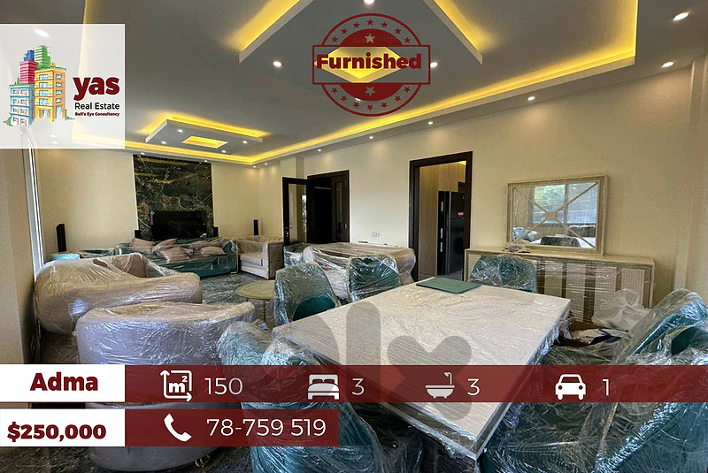 Adma 150m2 | New | Fully Furnished | Payment Facilties | Calm Area|IV