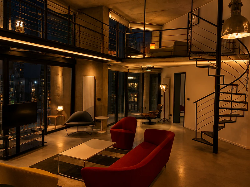 Furnished Loft For Sale in Soho, Achrafieh | 2 Bedrooms
