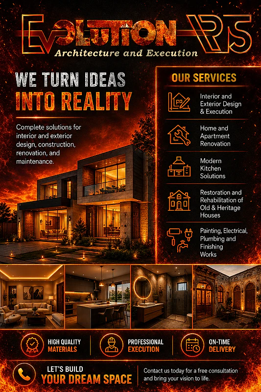 Interior Architecture, Renovation, Construction, and Maintenance