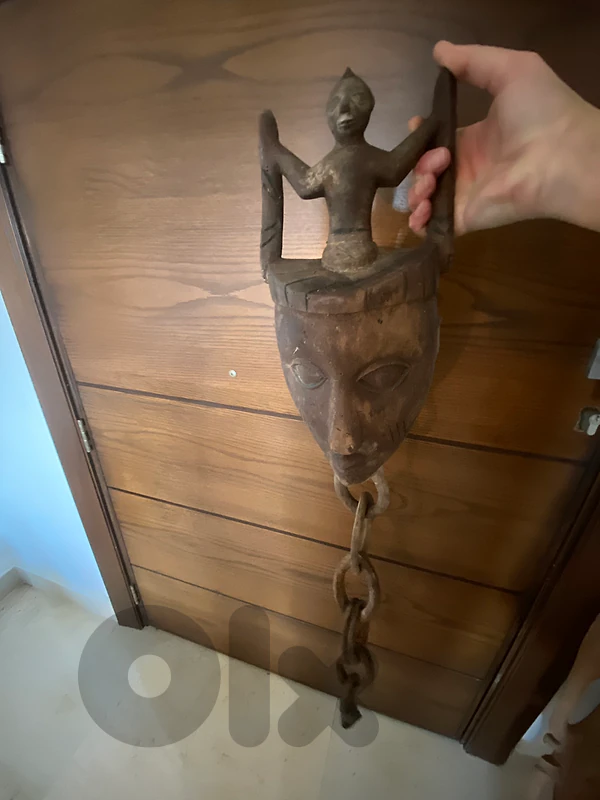real african hangable mask made in 1967