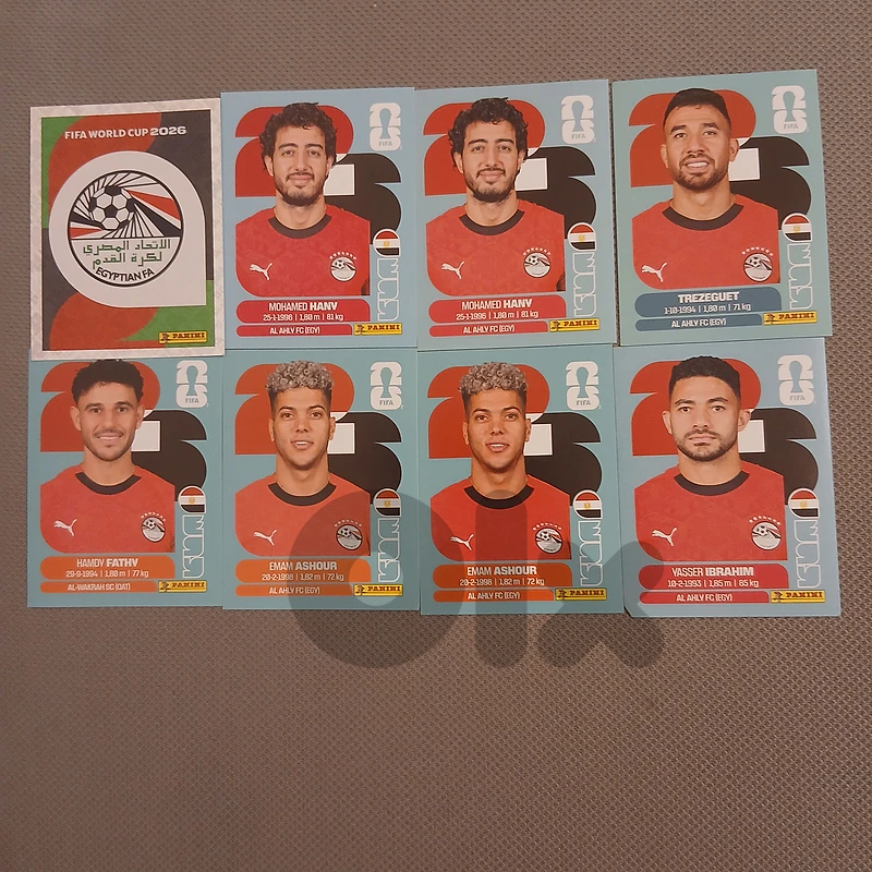 Panini world cup 2026 cards EGYPT