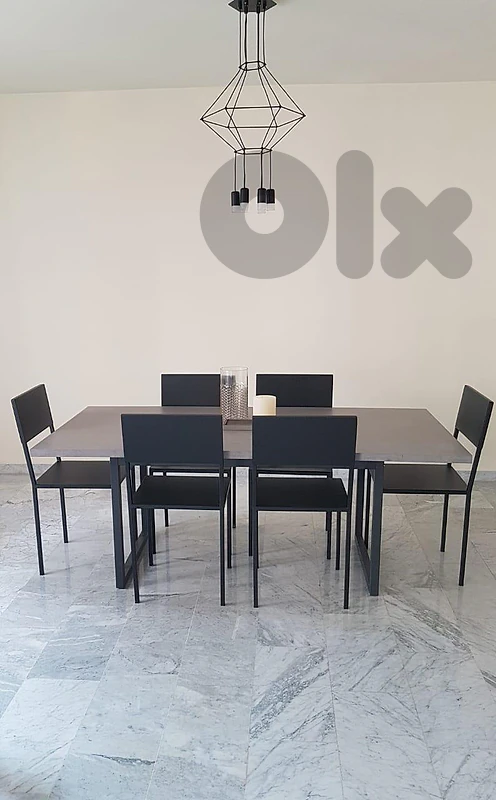 Dining Table Industrial Modern