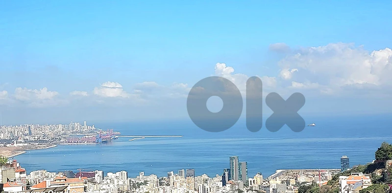 Apartment for sale in Rabieh/ HOT DEAL/ Amazing seaview