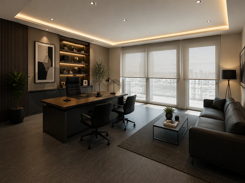 DECORATED OFFICE FOR RENT IN DOWNTOWN PRIME | BTR-599 N.R