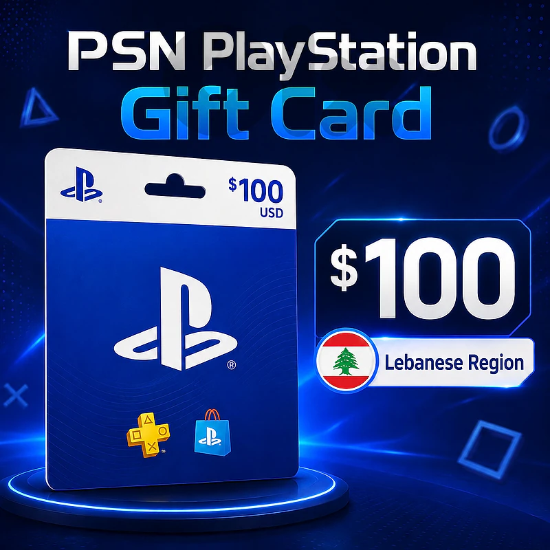 PSN PlayStation Gift Card $100 Lebanese Region