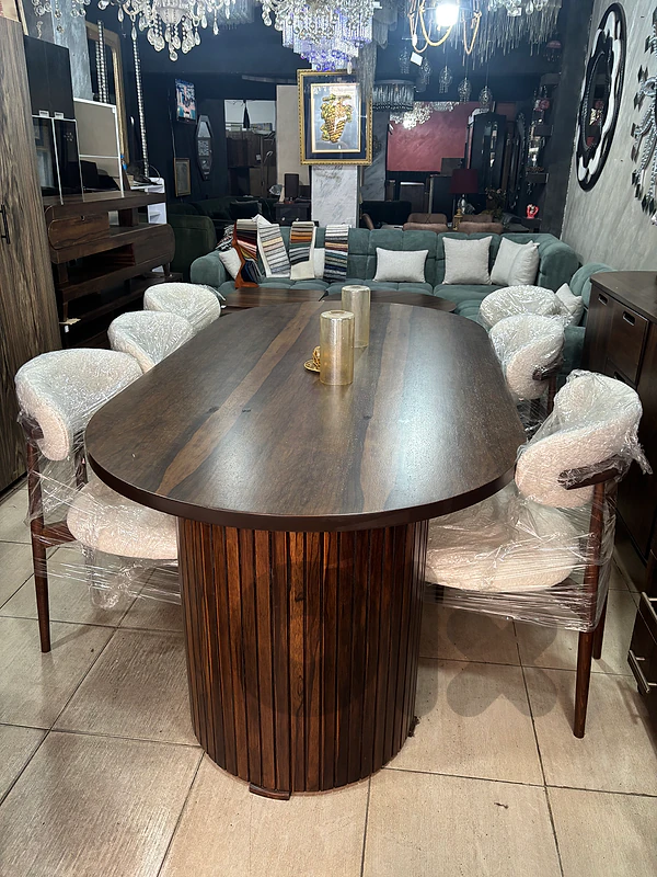 modern wood  dining table