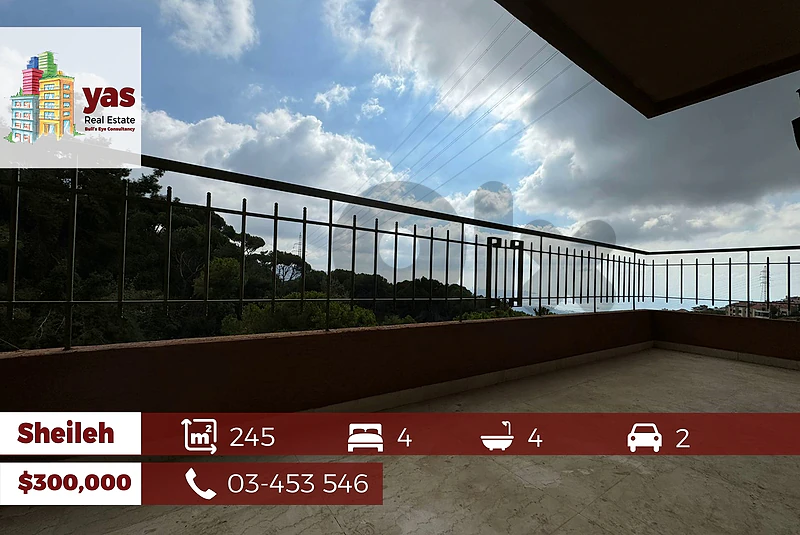 Sheileh 245m2 | New | Luxurious | Unique | Prime Location AC |