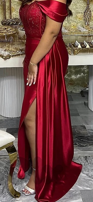 red dress