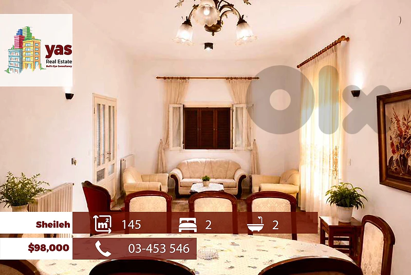 Sheileh 145m2 | Well Maintained | Luxury | Lebanes Style | EL