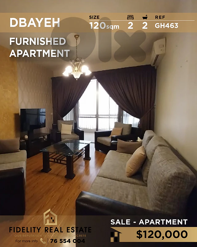 Apartment for sale in Dbayeh GH463 شقة للبيع في ضبية