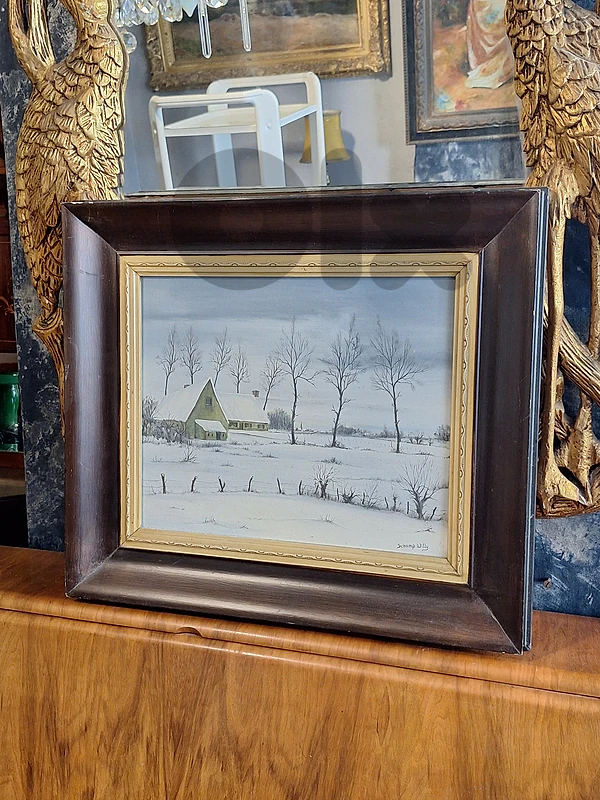 european signed oil painting